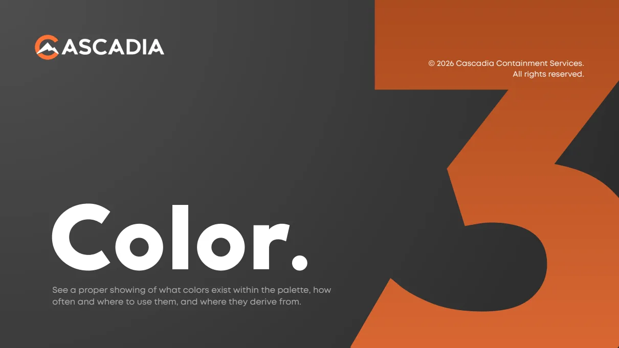 Color system section cover